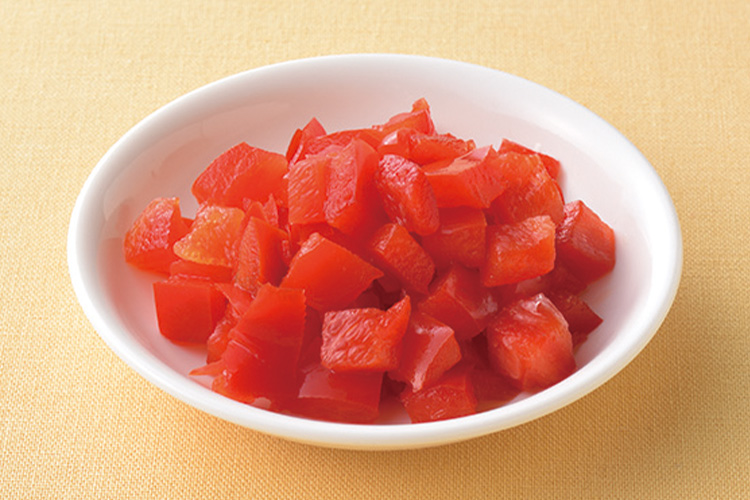 冷凍野菜　ダイスカット　レッドピーマン